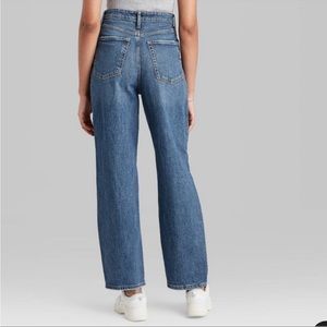 Women's Super-High Rise Distressed Baggy Jeans - Wild Fable